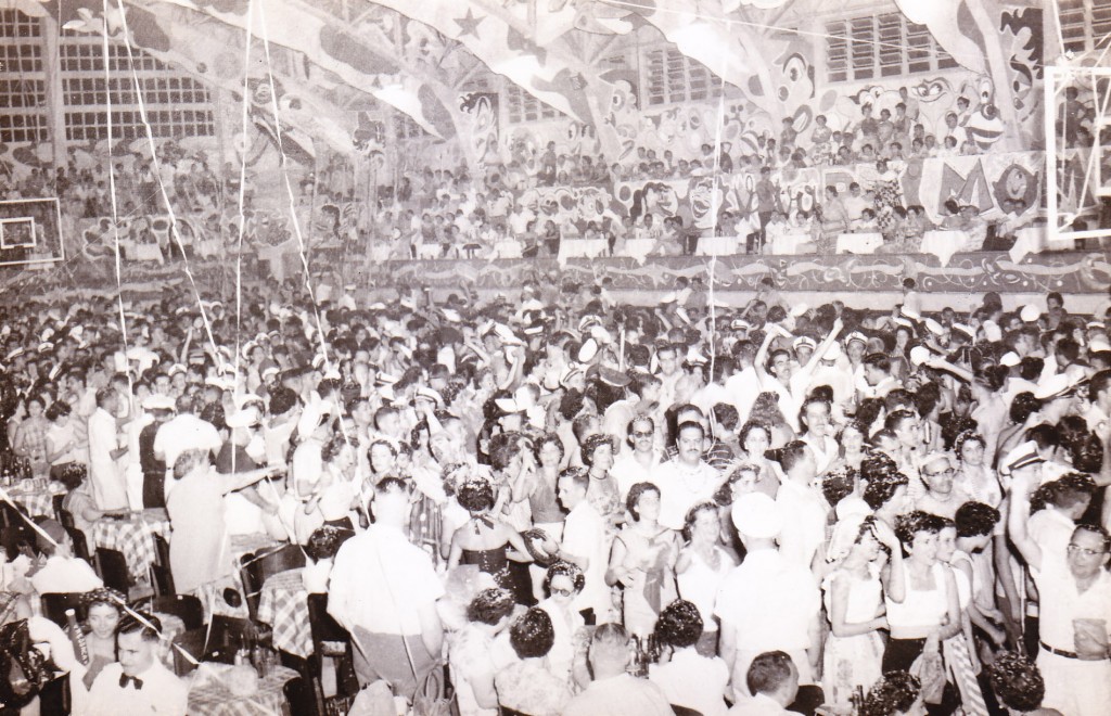 Baile de Carnaval no Vasco da Gama, anos 1960.