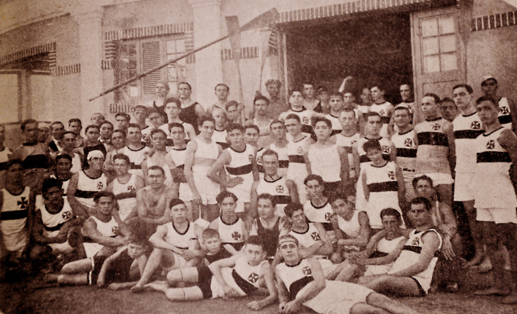 Atletas do Vasco da Gama, um clube que nasceu a partir do remo.