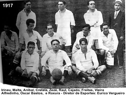 Equipe de 1917 (extraído do site Gigi na Rede - http://www.giginarede.com.br/varzea/americana.asp)