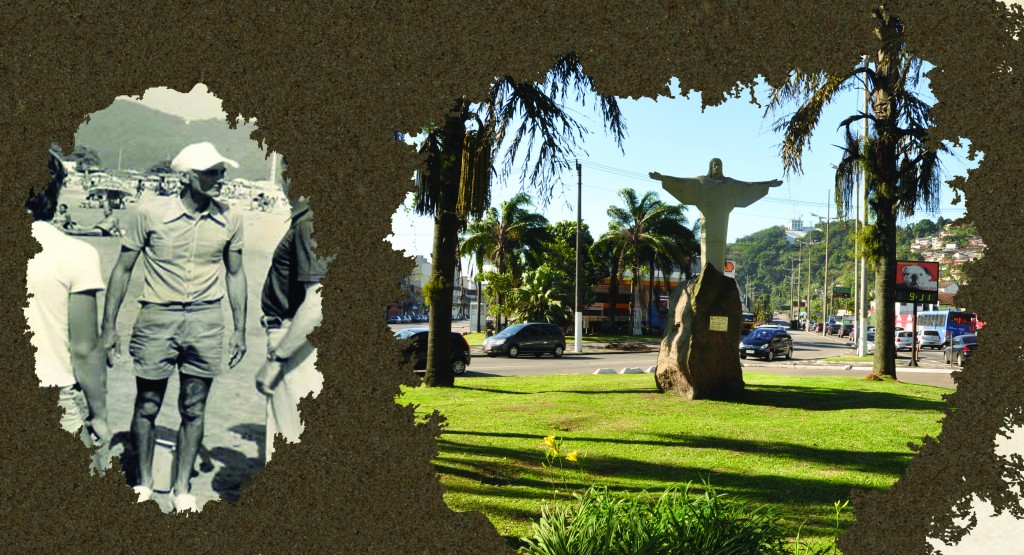 Pedro Germi, o primeiro escultor de areia do Brasil e o seu Redentor: monumento inédito no país.