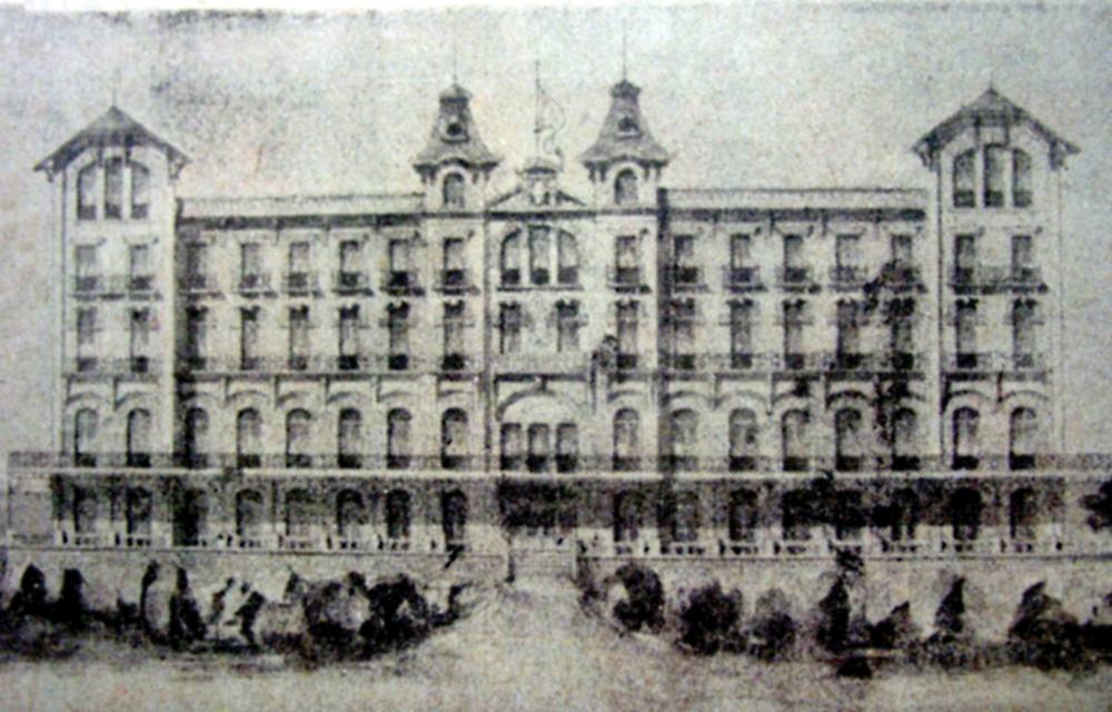 Projeto do Sanatório, da Companhia Parque Balneário de Santos, de 1891