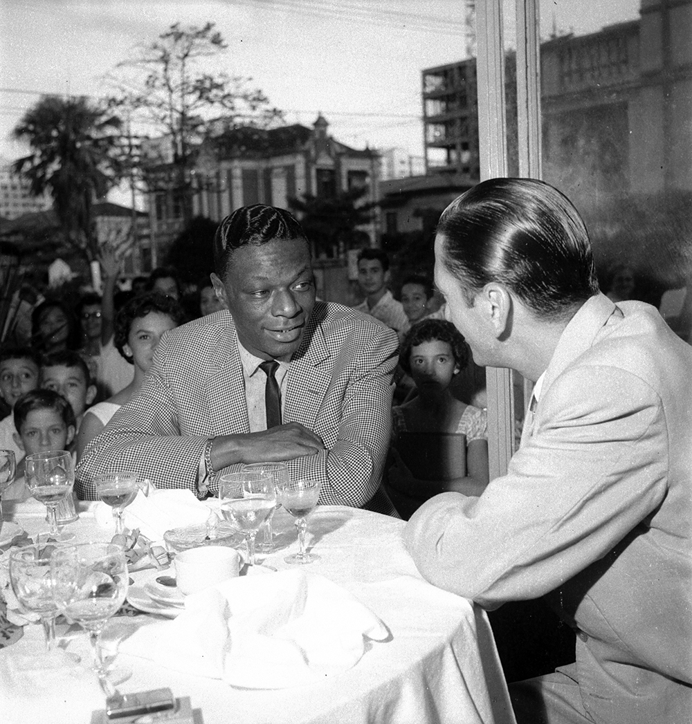 Nat King Cole na cantina Don Fabrizio, em abril de 1959.