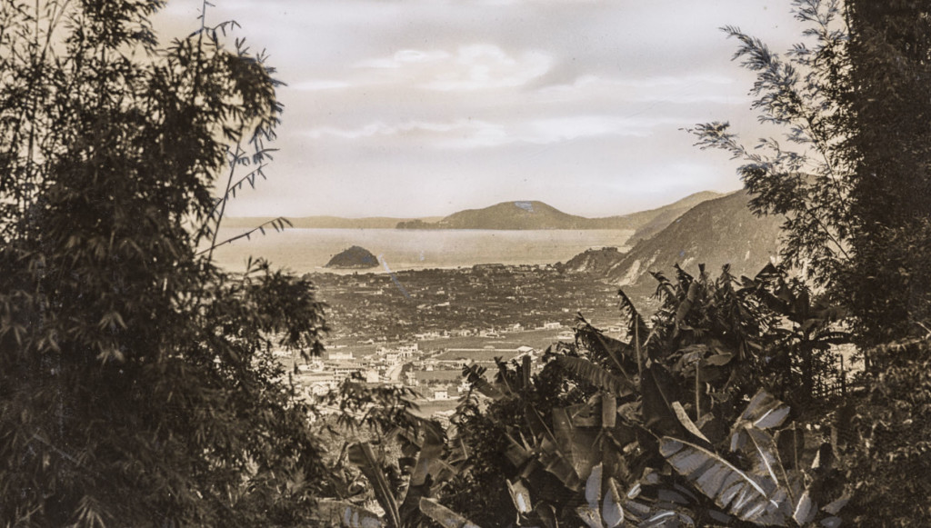 Vista panorâmica da Vila Belmiro e José Menino, a partir do Monte Serrat, em 1929.